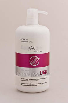 Erayba Daily Active D66 Color Factor Кондиціонер для догляду після фарбування, 1000 мл