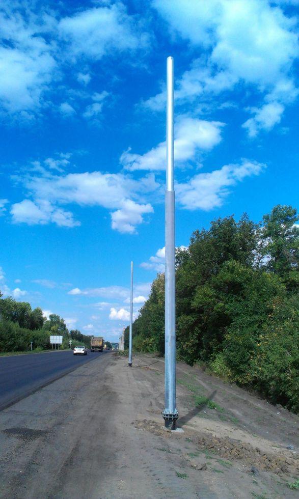 Монтаж опор железобетонных ЛЭП: продажа, цена в Киеве. Автомобильные ...