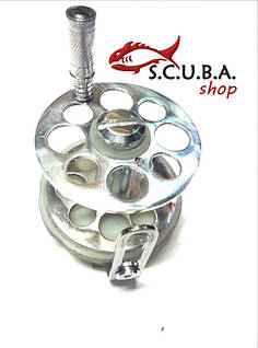Котушка з диском для підводного полювання алюмінієва 55 мм