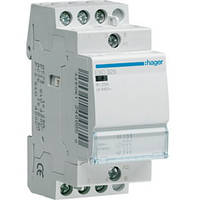 Контактор пускач Hager ESC325, 25A, 230 В, 3НО, магнітний, Хагер, модульний