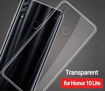 Ультратонкий чохол для Honor 10 Lite прозорий