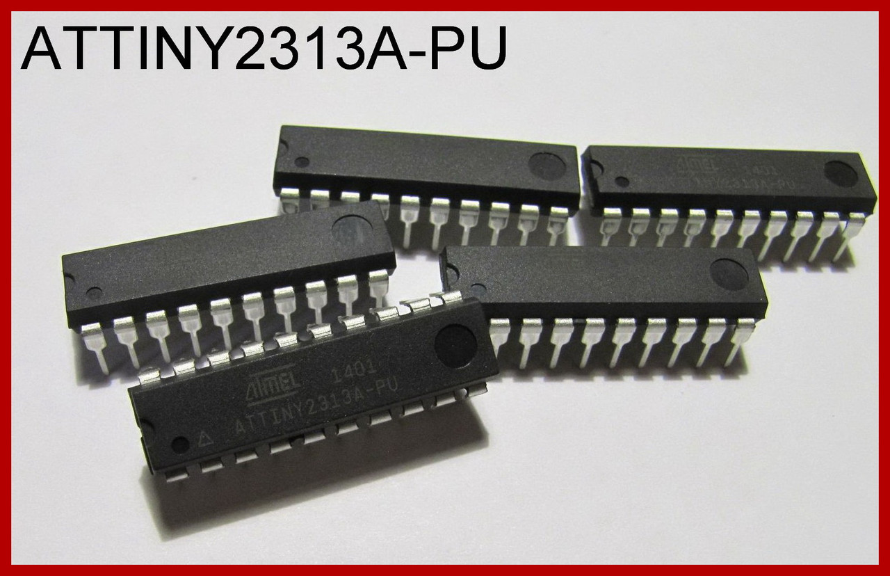 ATTINY2313A-PU, мікроконтролер, DIP-20.