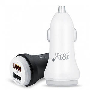 Автомобільне заряджання Totu Qualcomm Quick Charge 3.0 A 2USB 