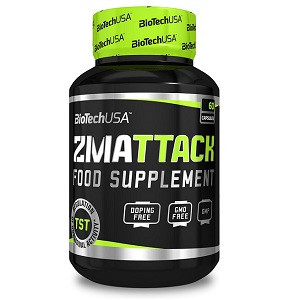 Підвищення тестостерону Biotech USA ZMA ZMAttack (60 таб.)