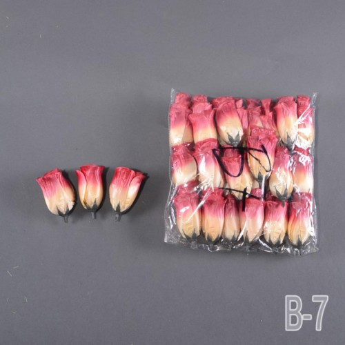 Бутон троянди атласний NB-7 (500 шт./уп.) Штучні квіти гуртом, фото 1