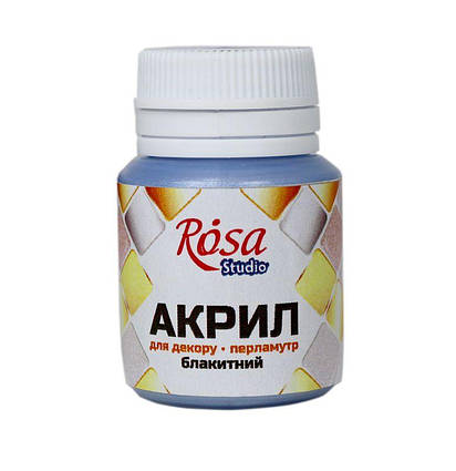 Акрил для декора перламутр 20мл.  Rosa Start