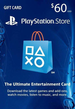 Playstation Network Card 60$ (USA), фото 2