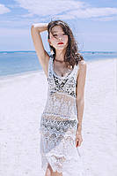 Ажурная туника пляжный сарафан платье