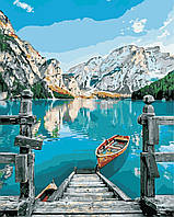 Художественный творческий набор, картина по номерам Горное озеро, 40x50 см, «Art Story» (AS0383)