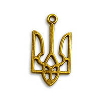 Підвіска металева 1.8 см ЗОЛОТИЙ ТРИЗУБ