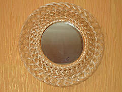 Дзеркало в рамі із плетеної лози №2