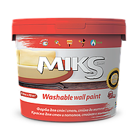 Фарба для стін і стелі, стійка до миття МІКС 1,4 кг