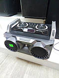 Портативний бумбокс караоке Ailiang UF-1506A-DT сабвуфер USB/Bluetooth/FM-тюнер/Пульт ДК, фото 3