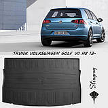 Килимок багажника Volkswagen Golf VII HB 2013- (верхній багажник) Stingray, фото 2