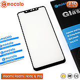 Захисне скло Mocolo Xiaomi Redmi Note 6 Pro (Black) - Full Glue, фото 3