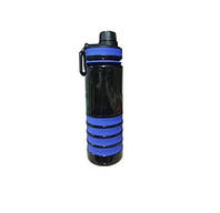 2302 Спортивная бутылка Kamille для воды Kamille 750мл из пластика (тритан) (черно-синий)