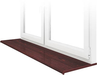 Підвіконня ALIANT (Елиант) (Danke (Данке)) Махагон (червоне дерево) Mahagony глибиною 100 мм