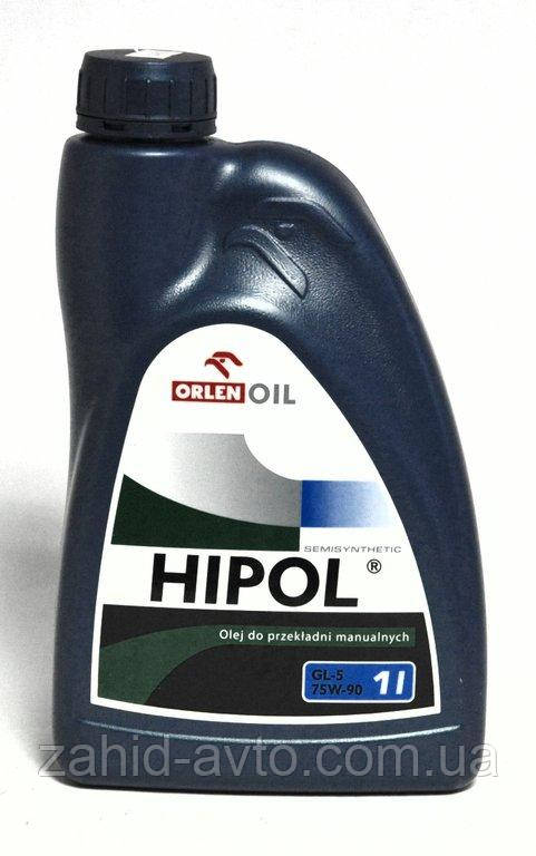 Олива трансмісійна Orlen Hipol Semisyntetic GL-5 75W-90 1л