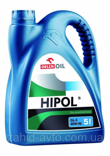 Олива трансмісійна Orlen Hipol Gear GL-5 80W-90 5л