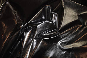 Плащівка лаке Металік (Фольга) Чорна