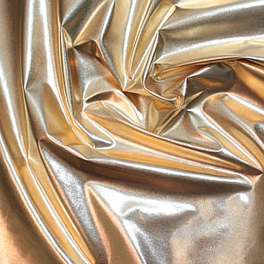 Плащівка лаке Металік (Фольга) Світле золото