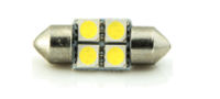 Светодиод Festoon C5W T11 12V 31mm 4SMD (белый)