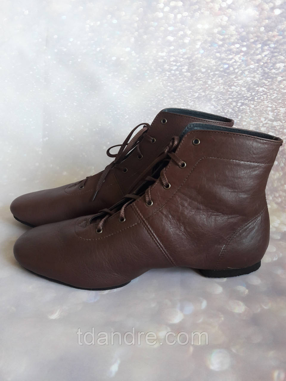 Джазовки високі шкіряні, фото 1