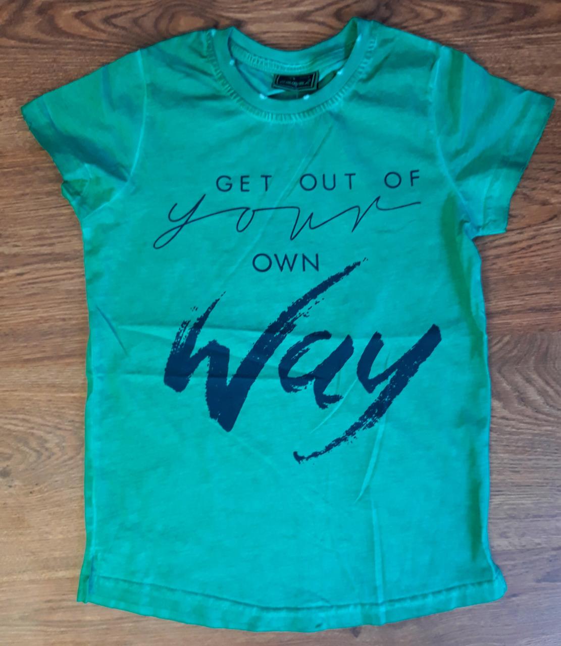 Футболка для хлопчиків Way Зелений Бавовна CEGISA Туреччина, фото 1