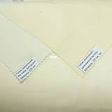 Сатин Люкс однотонний ванільний, ширина 240 см, фото 4