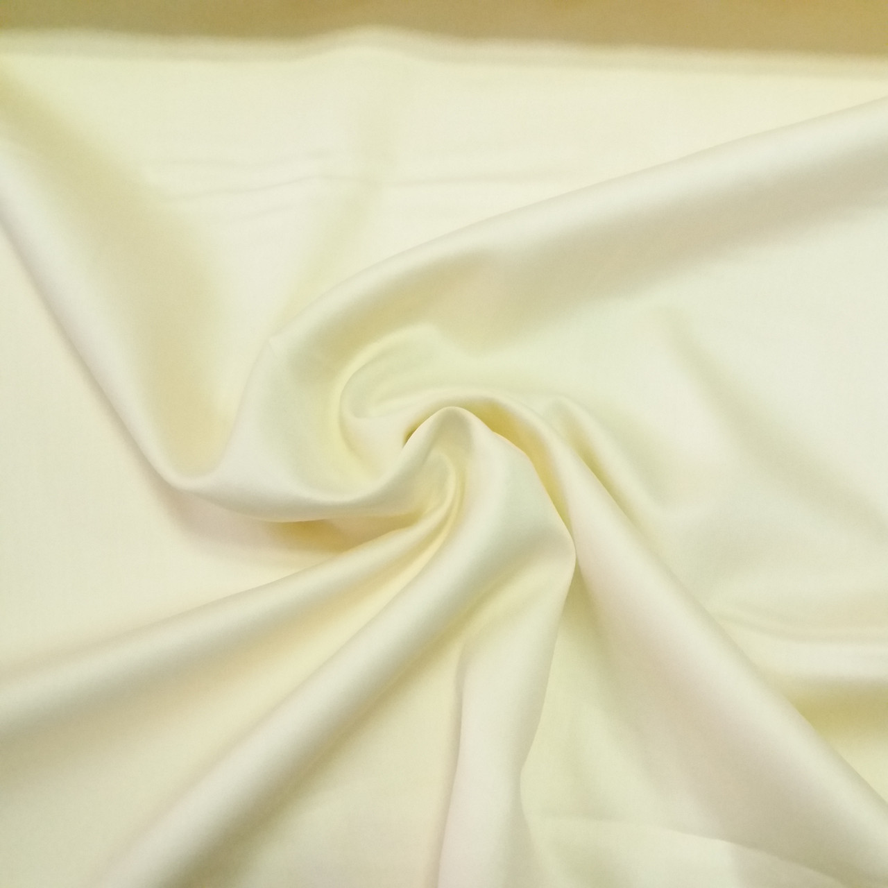Сатин Люкс однотонний ванільний, ширина 240 см, фото 1
