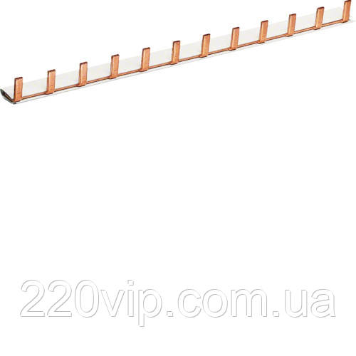 Шина сполучна штирова Hager KB163A, 1-полюсна на 12 модулів, 10 мм2, фото 1