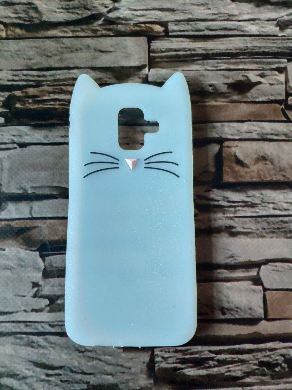 Гумовий чохол для samsung A6 2018 Білий