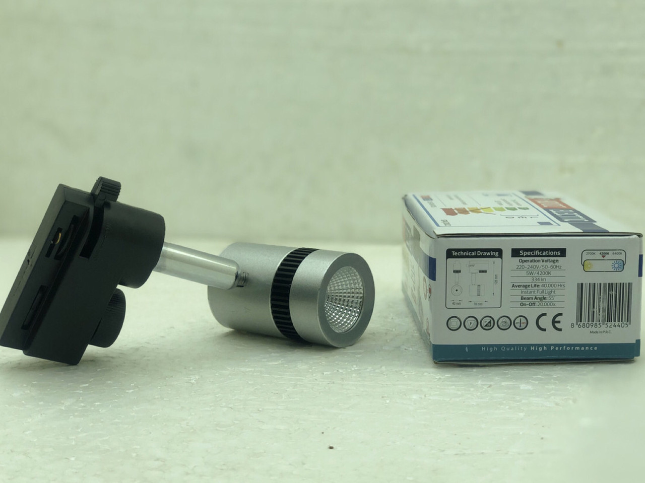 Трековий світильник Horoz Electric Milano-5 (триковий прожектор), фото 1