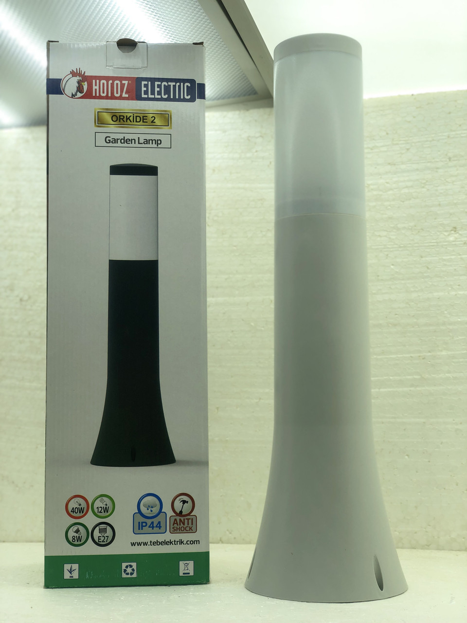Світильник садово-парковий Horoz Electric Orkide 2 підлоговий
