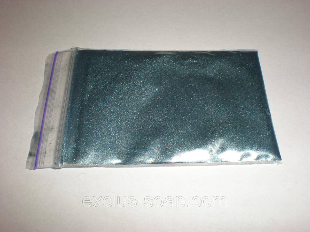 Пігмент перламутровий темно синій-5 грам, фото 1