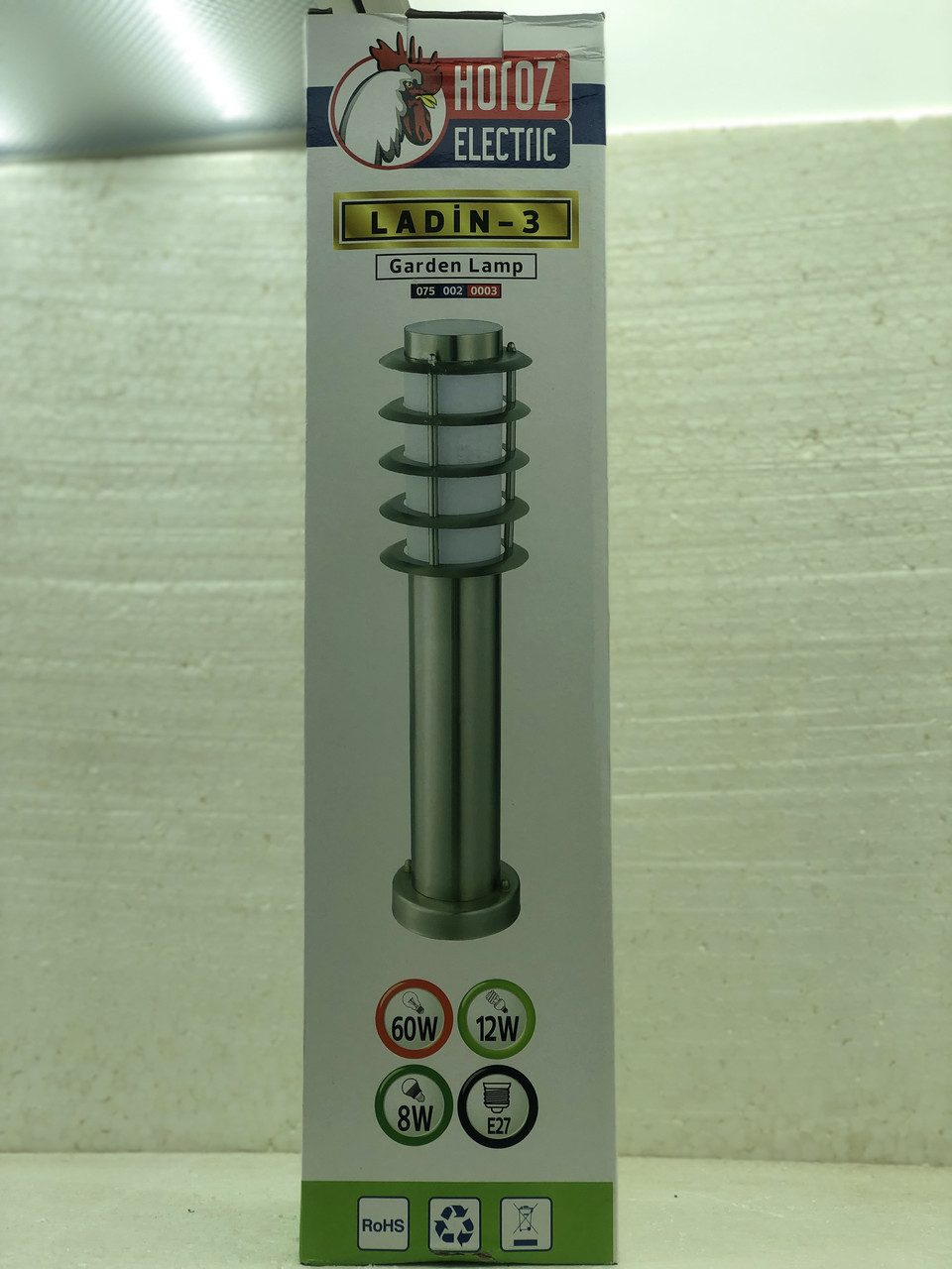 Світильник садово-парковий Horoz Electric Ladin-3 підлоговий 50 см