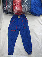Спортивные штаны для мальчика на 3-11 лет серого, красного, синего цвета оптом