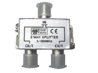 Разветвитель ТВ (splitter) 2-way Germany 5-1000MHZ