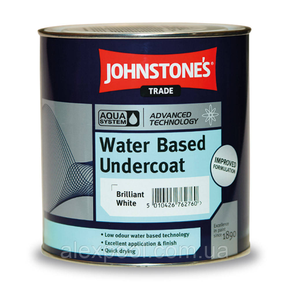 Johnstones Water-Based Undercoat грунтовка на водній основі 2,5 л