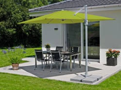 Зонт з бічної ногою