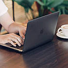 Чохол накладка для Macbook Pro 12" Bestjing чорний матовий, фото 7