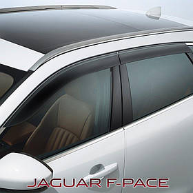 Дефлектори на бічні вікна (вітровики) Jaguar F-Pace 2016+ Нові Оригінальні