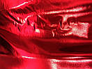 Шкіра Металік (Хром) Червона, фото 2