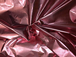 Плащівка лаке Металік (Фольга) Рожева