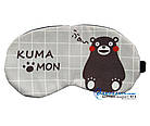 Маска для сну Silenta Kumamon + гелева вкладка в подарунок!, фото 2