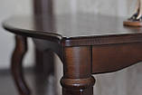 Приставний столик "Прованс" із натурального дерева коричневий, фото 5