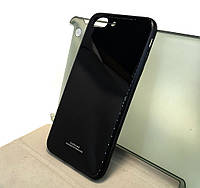 Чехол для iPhone 7 Plus, 8 Plus накладка бампер противоударный glass Case черный