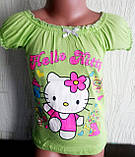 Футболка для дівчинки Хелло Кітті 104,,128, фото 5