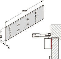 Монтажная плата для доводчика DORMA TS 71 и 72 белый