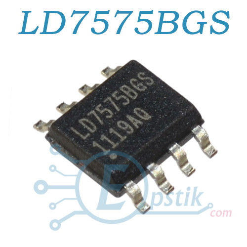 LD7575BGS, високовольтний ШІМ контролер, SOP8